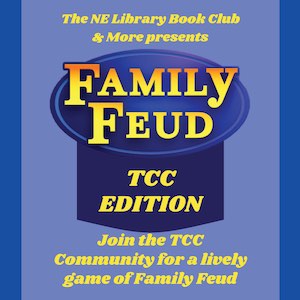 A magician's hat, superimposed with the words "Family Feud TCC Edition"