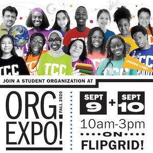 Organization Expo Southeast, Sept 9th & 10th from 10 a.m. to 3 p.m. on FlipGrid