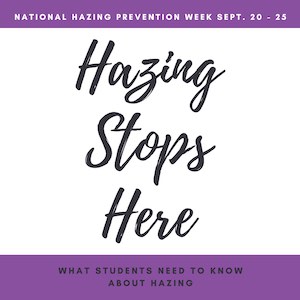 Hazing Stops Here: What Students Need to Know About Hazing