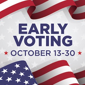 Early Voting Oct. 13–30