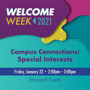 Special Interests, Friday, January 22nd, 2–3 p.m.