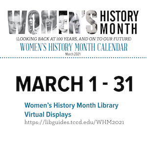 Virtual Displays Women's History Month