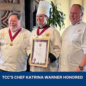 Chef Warner Honored