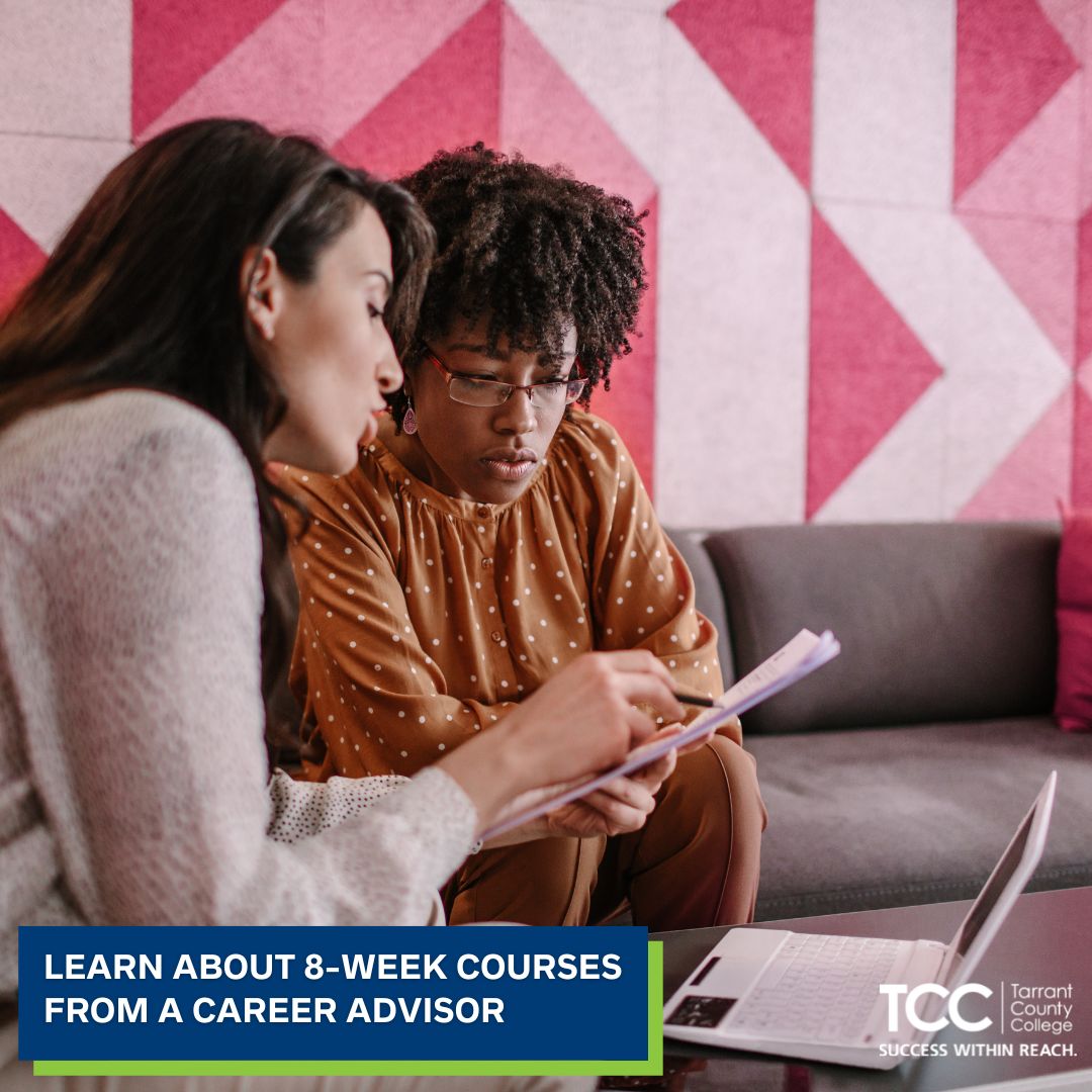 Learn about 8-week courses from a career advisor