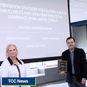 TCC Connect Leadership Wins Award from the American Association of University Administrators