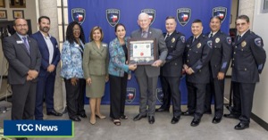 TCC Law Enforcement Academy is the First in U.S. to Receive FBI Award