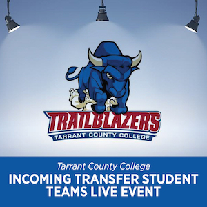 Toro, the TCC Mascot, with the event title superimposed